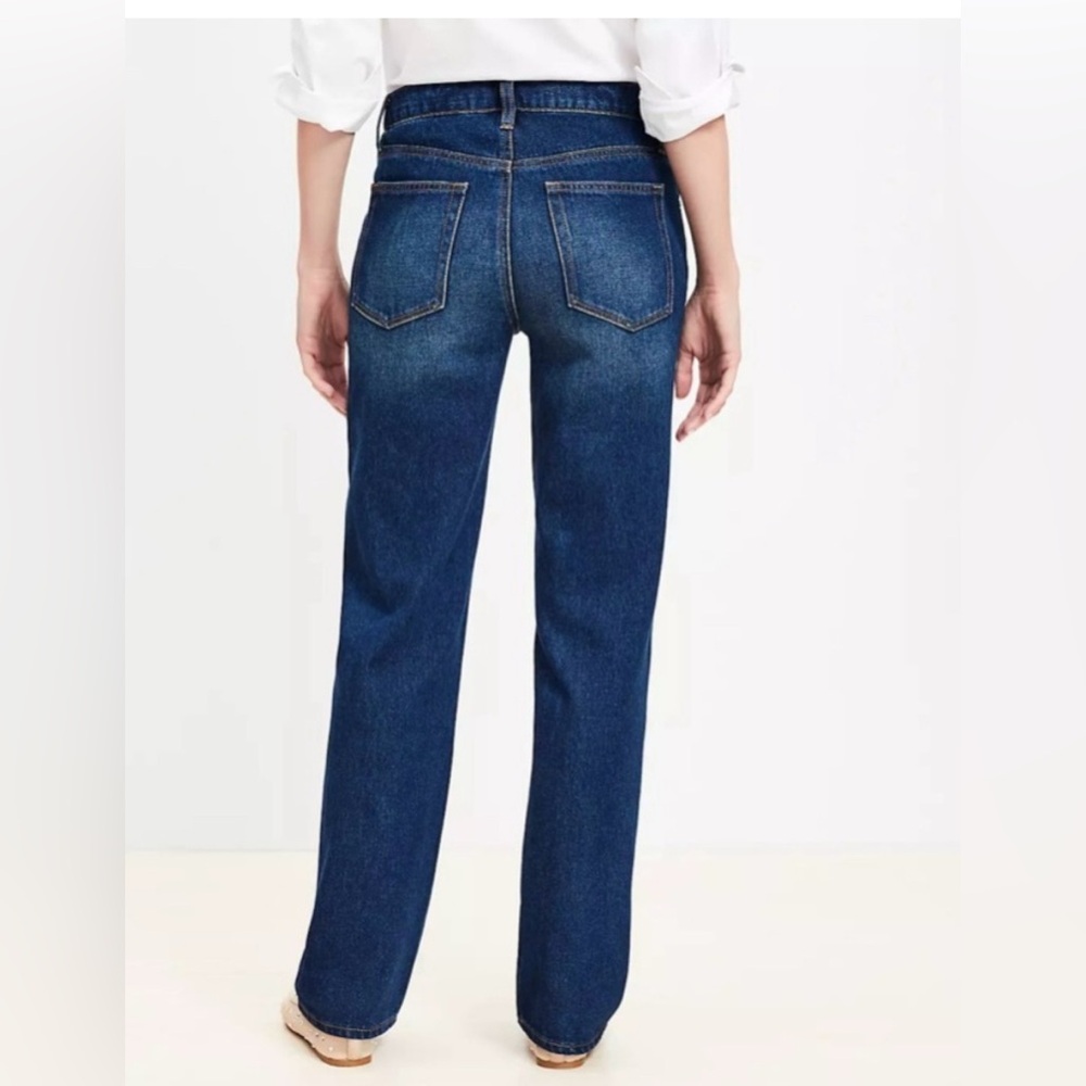 LOFT The Slouchy Boyfriend Jeans Womens Denim Pants Size 28 - Picture 3 of 8